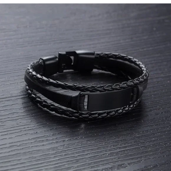 men black bracelet - Picture 4 of 5